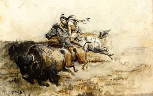 Buffalo Hunter, Charles M. Russell