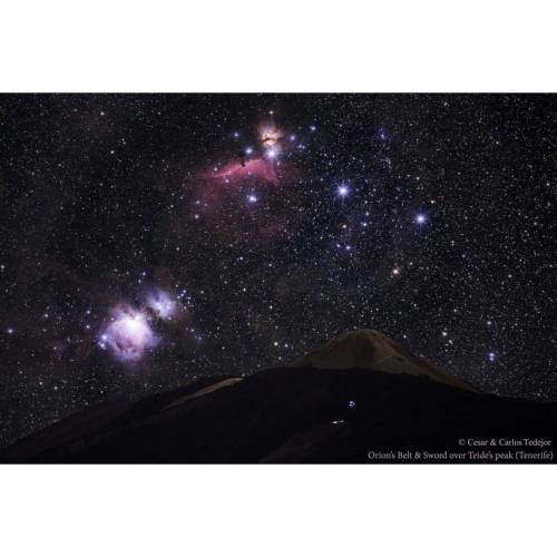 Sex Orion’s Belt and Sword over Teide’s pictures