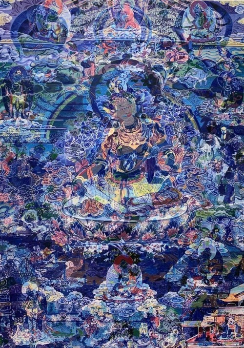 jareckiworld:Zheng Guogu 郑国谷  -  Visionary Transformation of an Insight   (oil o