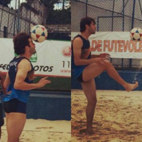 Kaka playing footvolley