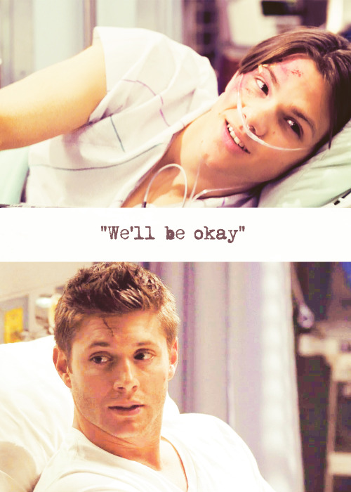 hinsabbies:  mishatippins:  schneetierchen:  rubyrising:  levicastiel:  "you and me"  AU where Sam and Dean are patients with a serious illness who meet in hospital. Dean has no hope anymore, he thinks death is the only way out. Sam tries to fill Dean