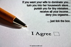 If you want your wife to dominate you…