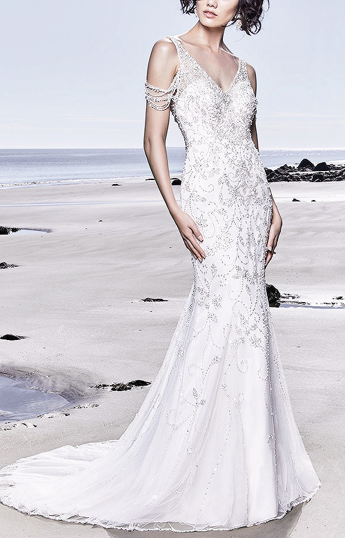 evermore-fashion:  Sottero &amp; Midgley ‘Ariya’ Fall 2018 Bridal Couture