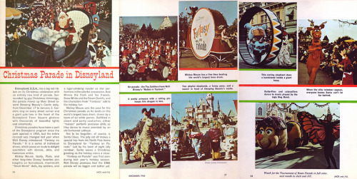Christmas time at Disneyland 1966. 