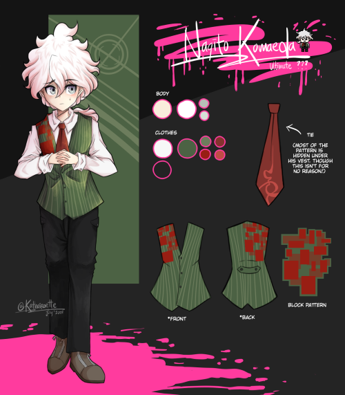 Reference cards for my Talentswap/Different Talents AU, called ‘The Analyst&rsquo; AU