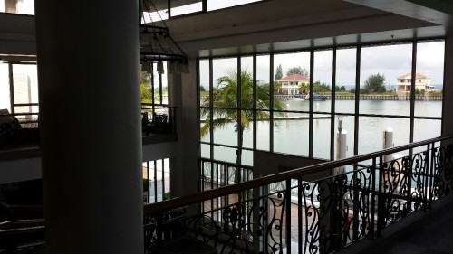 Views from within the hotel lobby in Port Dickson