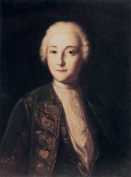 history-in-pictures:Empress Elizabeth Petrovna in a male costume by Louis Caravaque ( circa 1745)