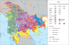 Ethnographic Map of the Ottoman-ruled parts of the Balkans cca. 1900