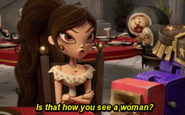 leiko-tomago:  &ldquo;We’re only here to make men happy?!”