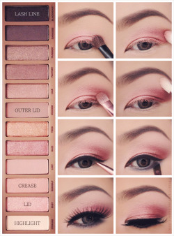 makeupcraves:  Naked 3 look!