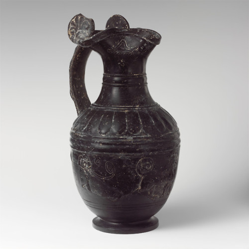 met-greekroman-art:Terracotta oinochoe (jug), Greek and Roman ArtMedium: TerracottaRogers Fund, 1918