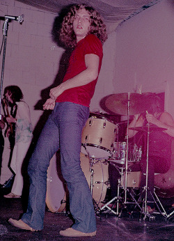 zeppelinmajesty:  Led Zeppelin performing at Rock Pile in Toronto, Canada. August 18, 1969. ©   D. Richardson. 