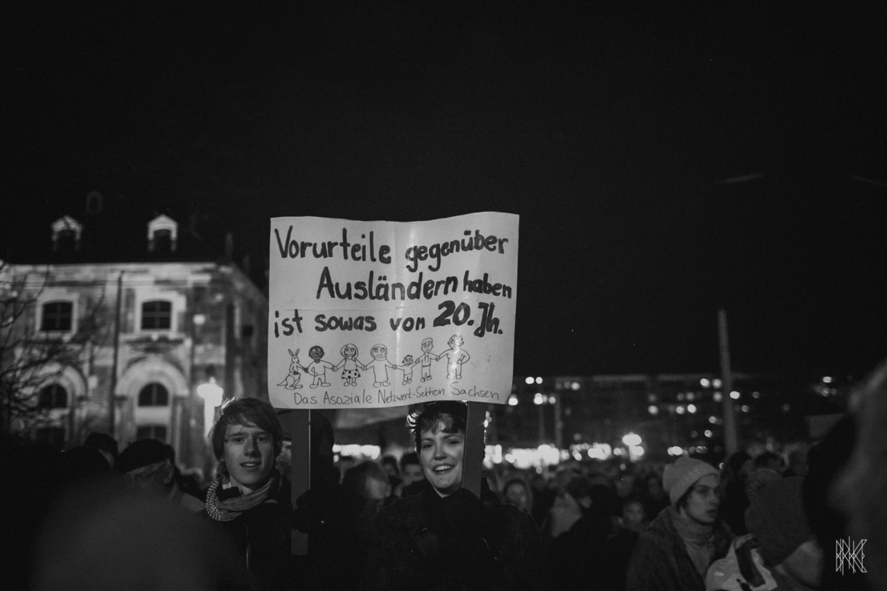 birkke: Protests against Pegida and for a “colourful Dresden” After two weeks