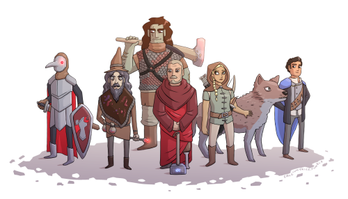 A whole gang of pals.Some more forumers’ RPG characters. This time: the amiable party of http: