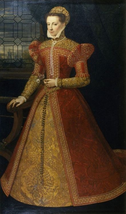 Mary, Queen of Scots by Federico Zuccari or Alonso Sanchez Coello, 1575 