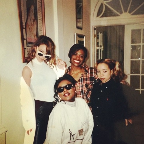 maureensadoll:1996, Mariah Carey, Kandi Burruss, Latocha Scott &amp; Tameka “Tiny” C