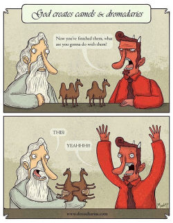 srsfunny:  God Creating Stuffhttp://srsfunny.tumblr.com/ 