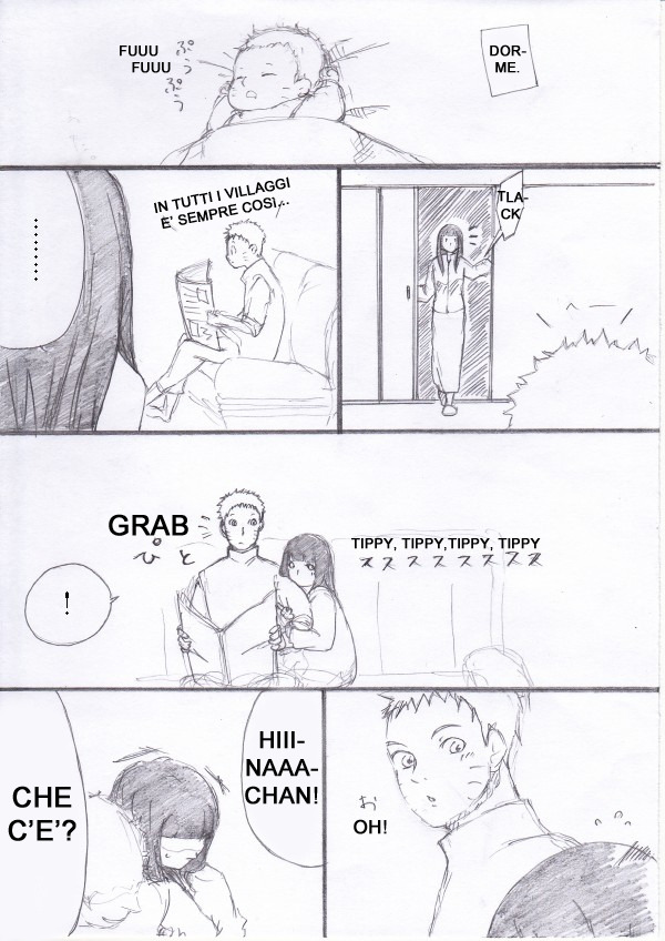 naruhina-italia:  Scene di vita quotidiana a casa Uzumaki! &lt;3 Ma quanto sono