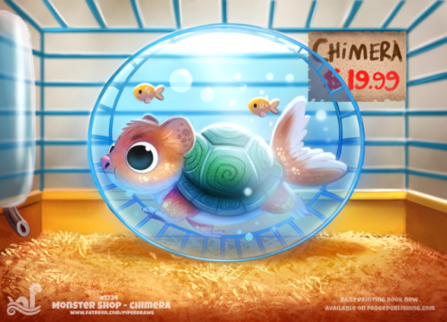 cryptid-creations:  Daily Painting 1734# Chimera Daily Paintings Book now available: http://ForgePublishing.com/shop  For full res WIPs, art, videos and more: https://www.patreon.com/piperdraws Twitter  •  Facebook  •  Instagram  •  DeviantART