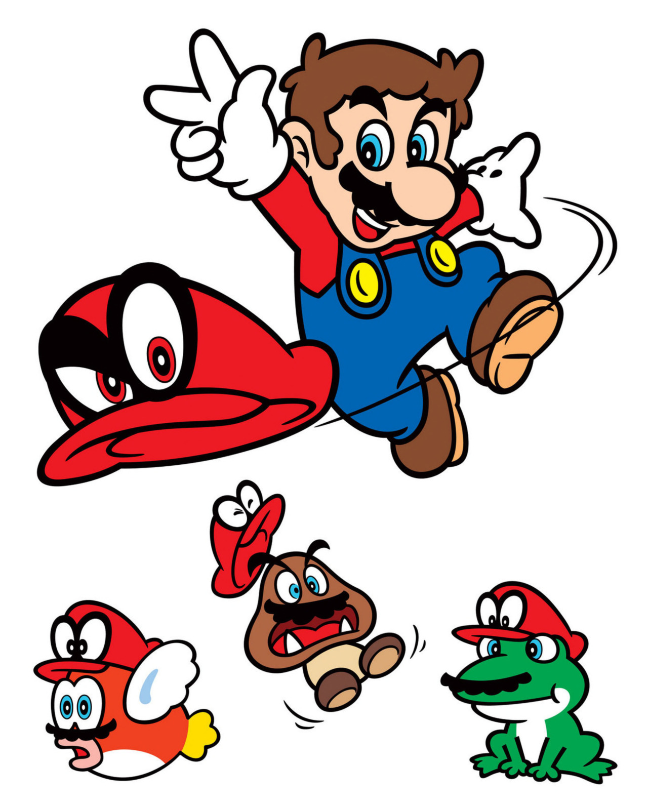 Super Mario 2D Artwork