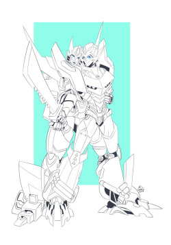 bilonic:Sword practice with Drift and Rodimus.