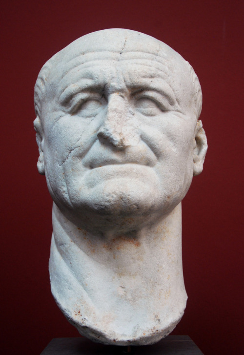 myglyptothek: Emperor Vespasian. From Naples. C. 70 AD. Marble. Ny Carlsberg Glyptoteket, Copen