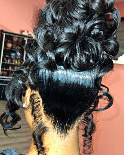 2022 Curly Up-do