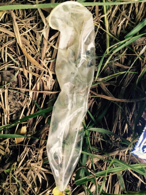 Just an old sexy used condom!