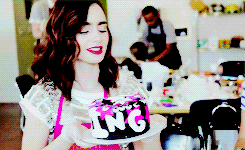 dailylilycollins:  Happy 25th birthday Lily Collins!  &ldquo;I think a woman’s