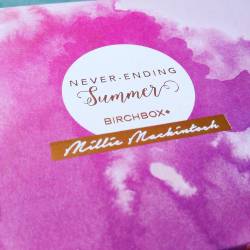 Just Got This Beauty In The Post!  #Birchbox #Beauty #Beautybox #Milliemackintosh