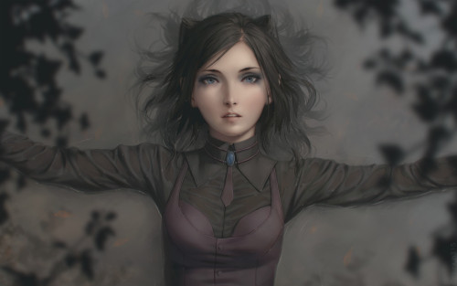 Anime girl Re-L Mayer: Ergo Proxy digital art [Artist: Miura Naoko]