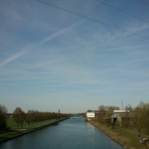 A View From Weidenstrasse Bridge Up North At #Dortmund-Ems-Kanal 12.4.15 #latergram (en Am Kanal)