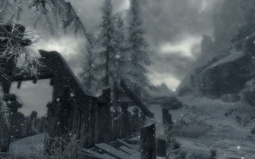 karstaags-kooky-kastle:  Skyrim scenery porn (HD Textures pack) Sorry if some of these are repeats.