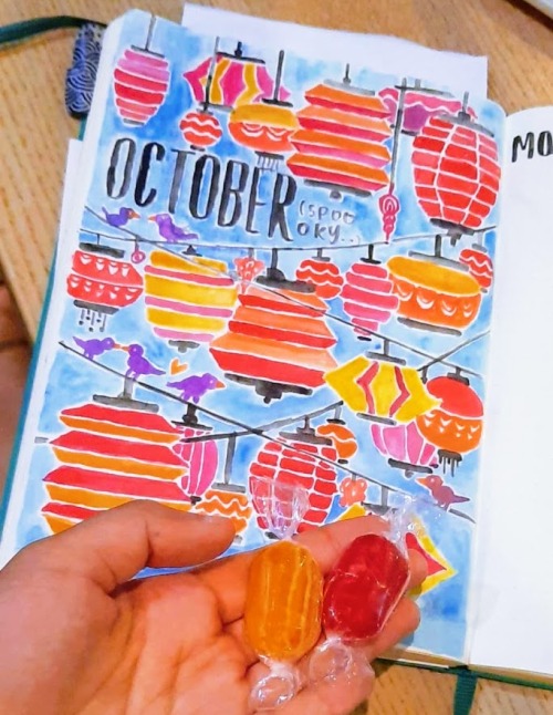 my October theme&hellip; inspired by these sherbets (second photo) and @amandarachlee (as always