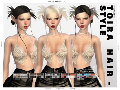 Toira Hairstyle: DOWNLOADSIMS 4