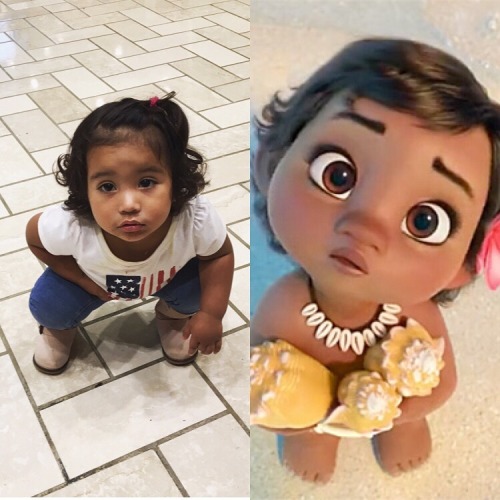 diosa-flower:hiphopmusicblog:My daughter is a Disney princess now. They’re twins I swearRepresentati