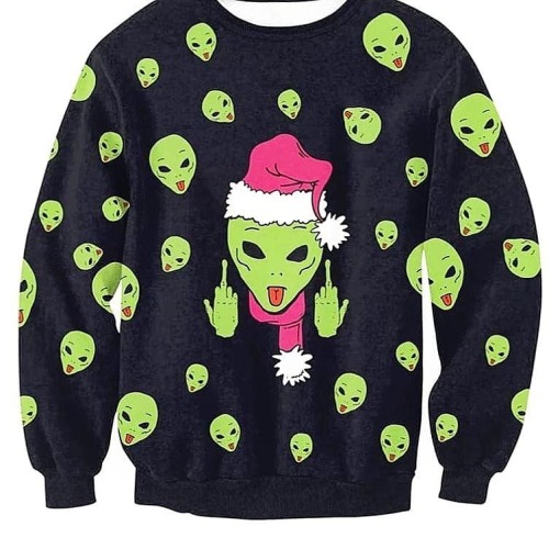 theee official Ugly Xmas sweater. They&rsquo;ve been taking us awhile to make but they&rsquo