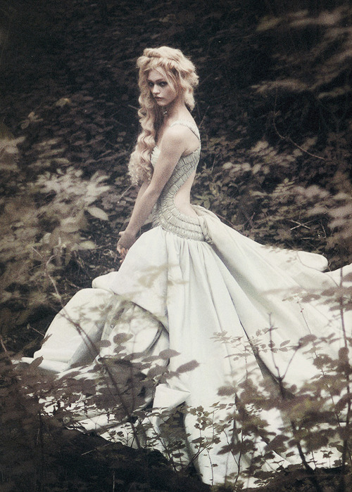 goth-nymphet:  : Sasha Pivovarova by Paolo Roversi for Vogue Italia September 2007