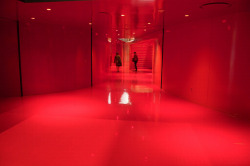 Plizm:  Rem Koolhaas Seattle Public Library Red Hall 03 By V8Media On Flickr.  I