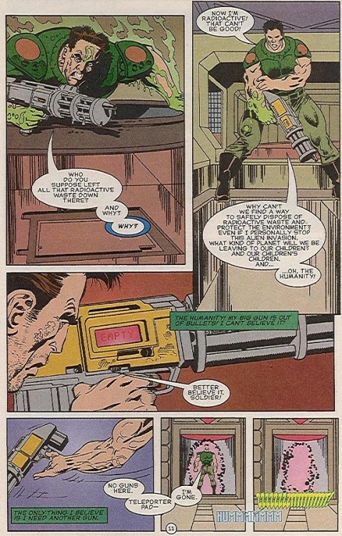 othertonguesotherflesh:bushwasright:Doom guy is an environmentalist Doom Comic is the greatest work 