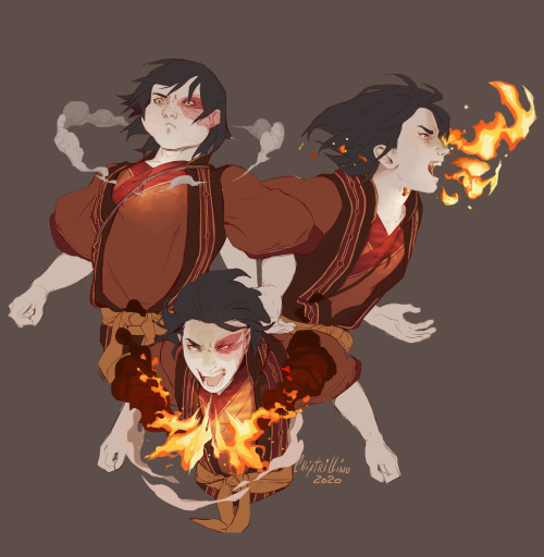 chiptrillino:I had a stressfull few weeks so here a Zuko letting out steam for me. and a comforting 