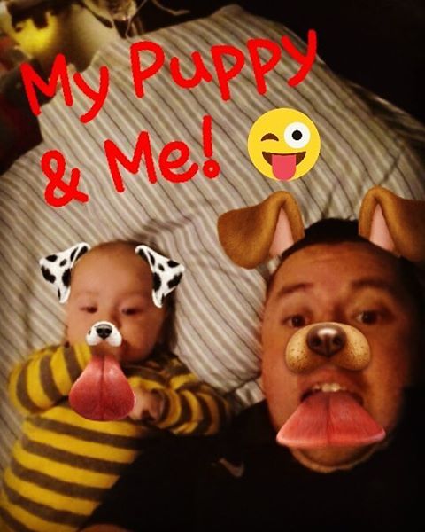 Max & Me!!! #maxeslaonda #snapchat #mypuppy #mybaby...