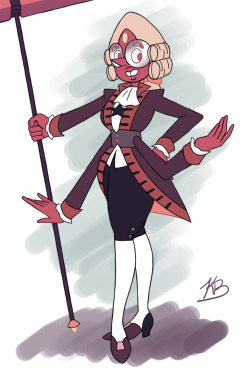 spinelstar:  I’m sure I’m not the first (or the last) to make old-timey Sardonyx, but I had to. Any vaguely 18th-century clothing is SO my aesthetic it’s not even funny. Loosely based on their outfits from Buddy’s Book. I tried to stay in her
