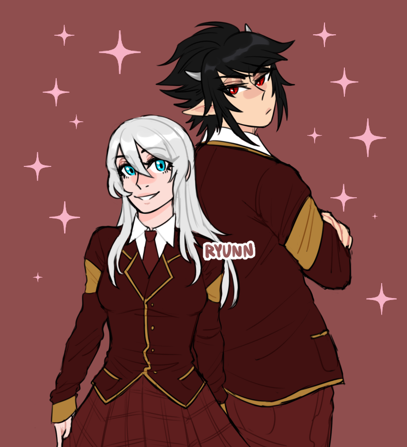 aspenvale academy/related art for this week’s release!!! i love this release so much so far aaaaa