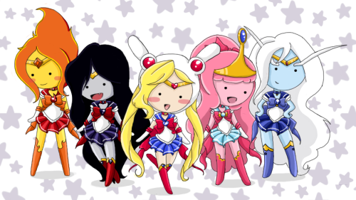 hora-de-aventura:  nookilli: Adventure Time Scouts by Queen-Of-Cute