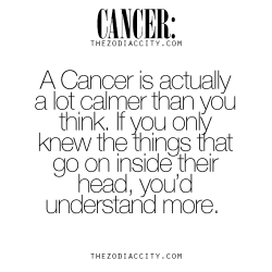 zodiaccity:  Zodiac Cancer facts. For much