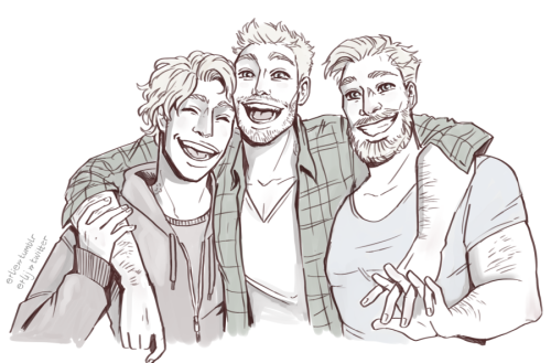 It was a story about brothers. Kelly, Carter and Joe from the Green Creek series, which I recently r