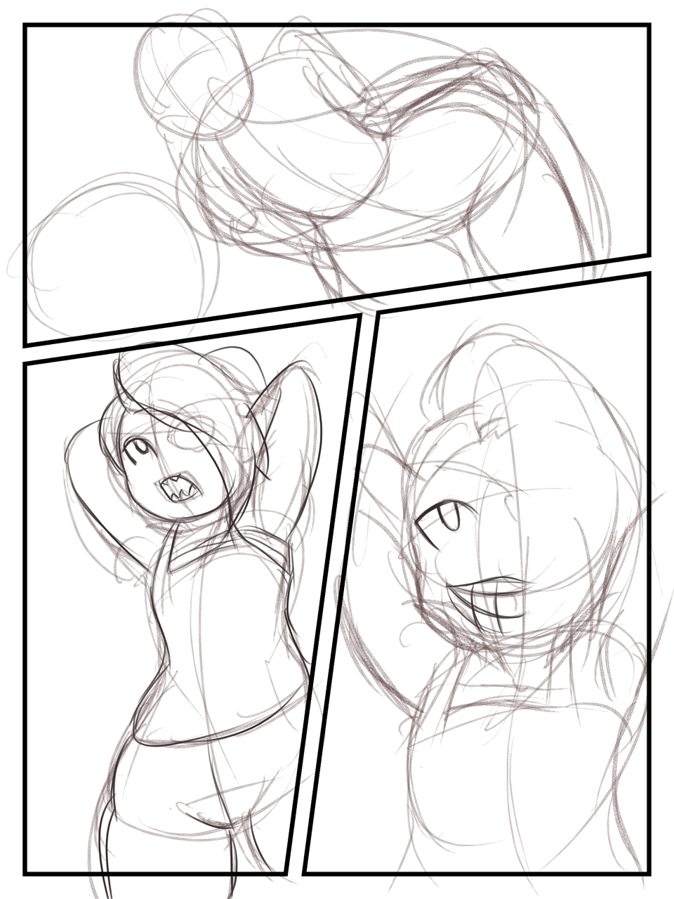 Undertail sketch comic for warm ups.