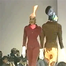 fuckrashida:femmequeens:Carol Collins-Miles @ Thierry Mugler Spring/Summer 1988Dora Milaje Couture