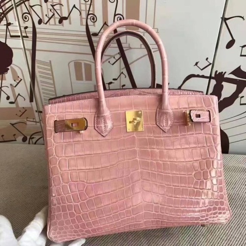 Pink Croc Birkin
